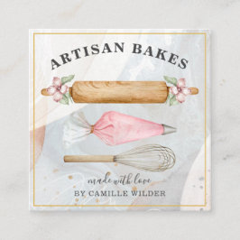 Gereedschap Bakkerij Vierkante Visitekaartje