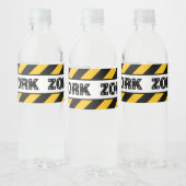 Gereedschap & Bouwwerk Zone Waterfles Labels Etiket (Flessen)
