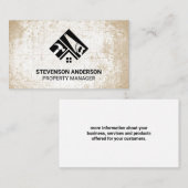 Gereedschap Carpenter | Grunge-structuur Visitekaartje (Voorkant / Achterkant)