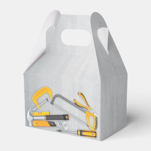 Gereedschap & constructie Thema Feestvoordeelvakke Bedankdoosjes (Achterkant)