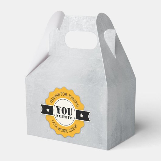 Gereedschap & constructie Thema Feestvoordeelvakke Bedankdoosjes (Voorkant Zijde)
