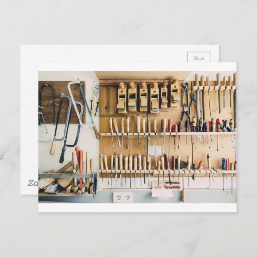 Gereedschap DIY liefhebber Dad Vaderdag Briefkaart (Voorkant / Achterkant)