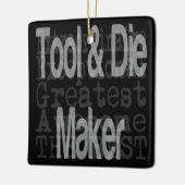Gereedschap en Die Maker Extraordinaire Keramisch Ornament (Links)