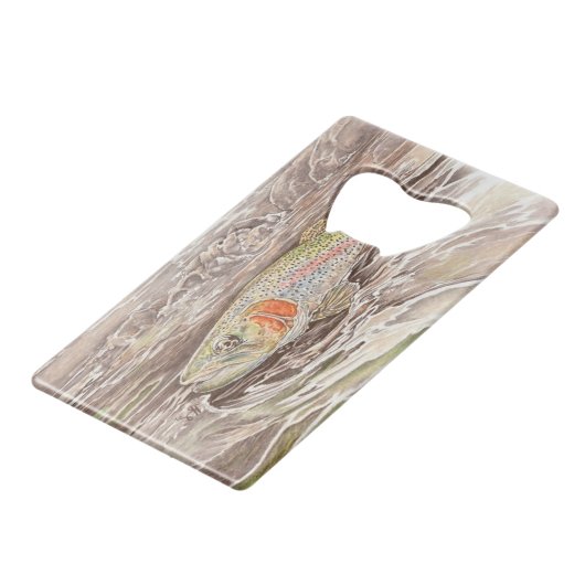 Gereedschap Forel Creditkaart Flessenopener (Achterkant Gekanteld)