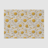 Gereedschap Gegraveerde Lederen Look Zonnebloemen Tissuepapier (Voorkant)