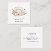 Gereedschap Gereedschap Baker Pastry Chef Waterver Vierkante Visitekaartje (Voorkant / Achterkant)