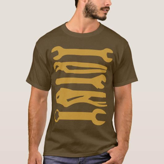 Gereedschap - Golden Brown T-shirt (Voorkant)