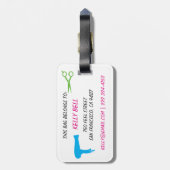 Gereedschap Haarstijlen 2 Bagagelabel (Achterkant verticaal)