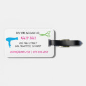 Gereedschap Haarstijlen 2 Bagagelabel (Achterkant horizontaal)