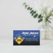 Gereedschap in aanbouw | Blauwdrukken Visitekaartje (Staand voorkant)