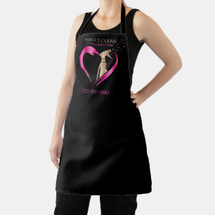 Gereedschap met Heart House en Kantoor Cleaning Schort