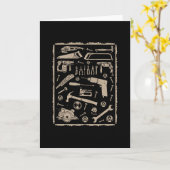 Gereedschap met lijst  kaart (Gele Bloem)