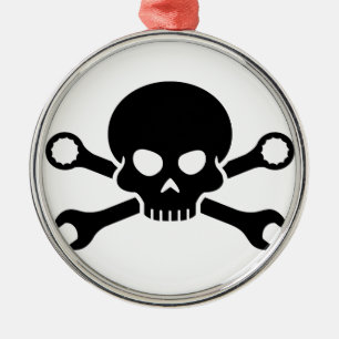 Gereedschap "n" voor de schedel - Schroef piraat 1 Metalen Ornament