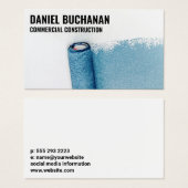 Gereedschap Paint Roller | Wand met schilfers Visitekaartje (Voorkant /achterkant)