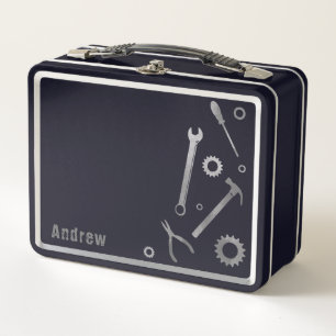 Gereedschap Pap Mechanic Metal Lunchbox