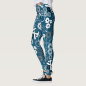 Gereedschap Patroon 01.b DBlue BG Leggings (Links)
