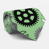 Gereedschap Patroon 01.b L Groen BG Stropdas (Opgerold)