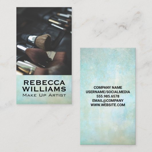 Gereedschap Tekenpenseel maken Visitekaartje (Voorkant / Achterkant)