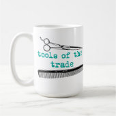 Gereedschap van de Handelshaar Stylist of Barber-M Koffiemok (Links)