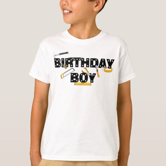 Gereedschap Verjaardagsfeest T-shirt (Voorkant)