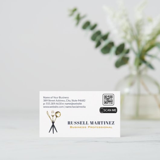 gereedschap | Visitekaartje QR-code (Staand voorkant)