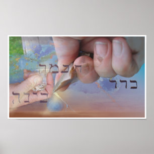 Gereedschap voor antieke stenen poster