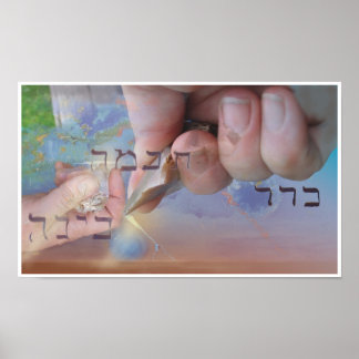 Gereedschap voor antieke stenen poster