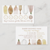 Gereedschap voor bakkerij visitekaartje (Voorkant / Achterkant)