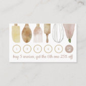 Gereedschap voor bakkerij visitekaartje (Voorkant)