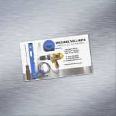 Gereedschap voor bouwvakkers | Projectmanager Magnetisch Visitekaartje (Voorbeeld)