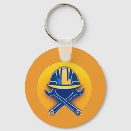 Gereedschap voor de meidag sleutelhanger