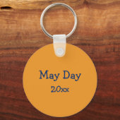 Gereedschap voor de meidag sleutelhanger (Achterkant)