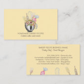 Gereedschap voor het bakkerijbakken visitekaartje (Voorkant / Achterkant)