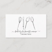 Gereedschap voor het koken van zelfgemaakte broodb visitekaartje (Voorkant)