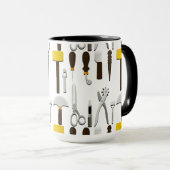 Gereedschap voor het lederen mok (Voorkant rechts)