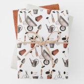 Gereedschap voor het oppakken van tuinbouwkleding inpakpapier vel (In situ)