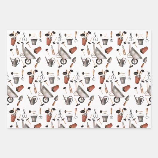 Gereedschap voor het oppakken van tuinbouwkleding inpakpapier vel (Voorkant)