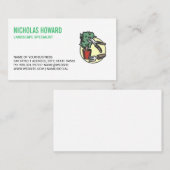 Gereedschap voor het tuinieren Gepotte Plant Visitekaartje (Voorkant / Achterkant)