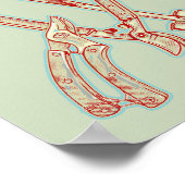 Gereedschap voor het tuinieren poster (Hoek)