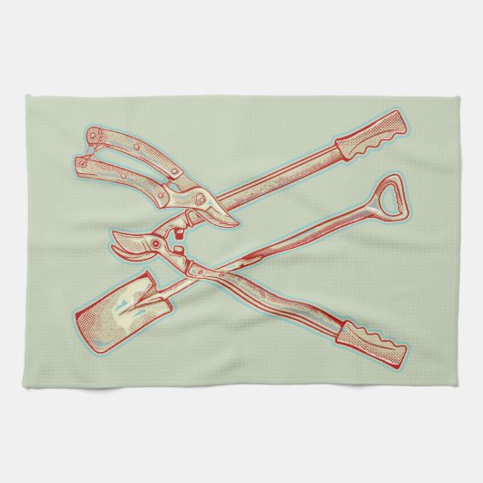 Gereedschap voor het tuinieren theedoek (Horizontaal)