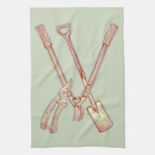 Gereedschap voor het tuinieren theedoek (Verticaal)