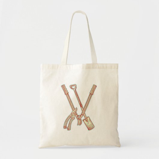 Gereedschap voor het tuinieren tote bag (Voorkant)