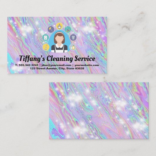 Gereedschap voor het wissen van vloeistoffen | Spa Visitekaartje (Voorkant / Achterkant)