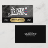 Gereedschap voor kapperszaken | haarsnit visitekaartje (Voorkant / Achterkant)