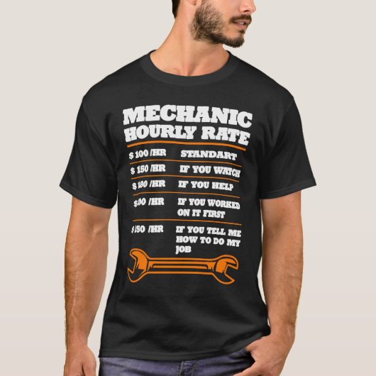Gereedschap voor machinekamers t-shirt (Voorkant)