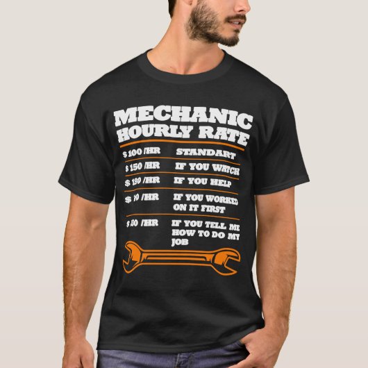 Gereedschap voor machinekamers t-shirt (Voorkant)