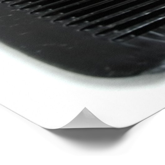 Gereedschap voor oude kapper poster (Hoek)