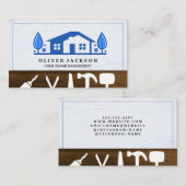 Gereedschap voor thuisreparatie | Huislogo Visitekaartje (Voorkant / Achterkant)