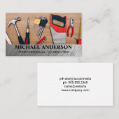 Gereedschap voor thuisreparatie | Klusjesman Visitekaartje (Voorkant / Achterkant)