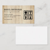 Gereedschap voor thuisreparatie | Timmerman Visitekaartje (Voorkant / Achterkant)